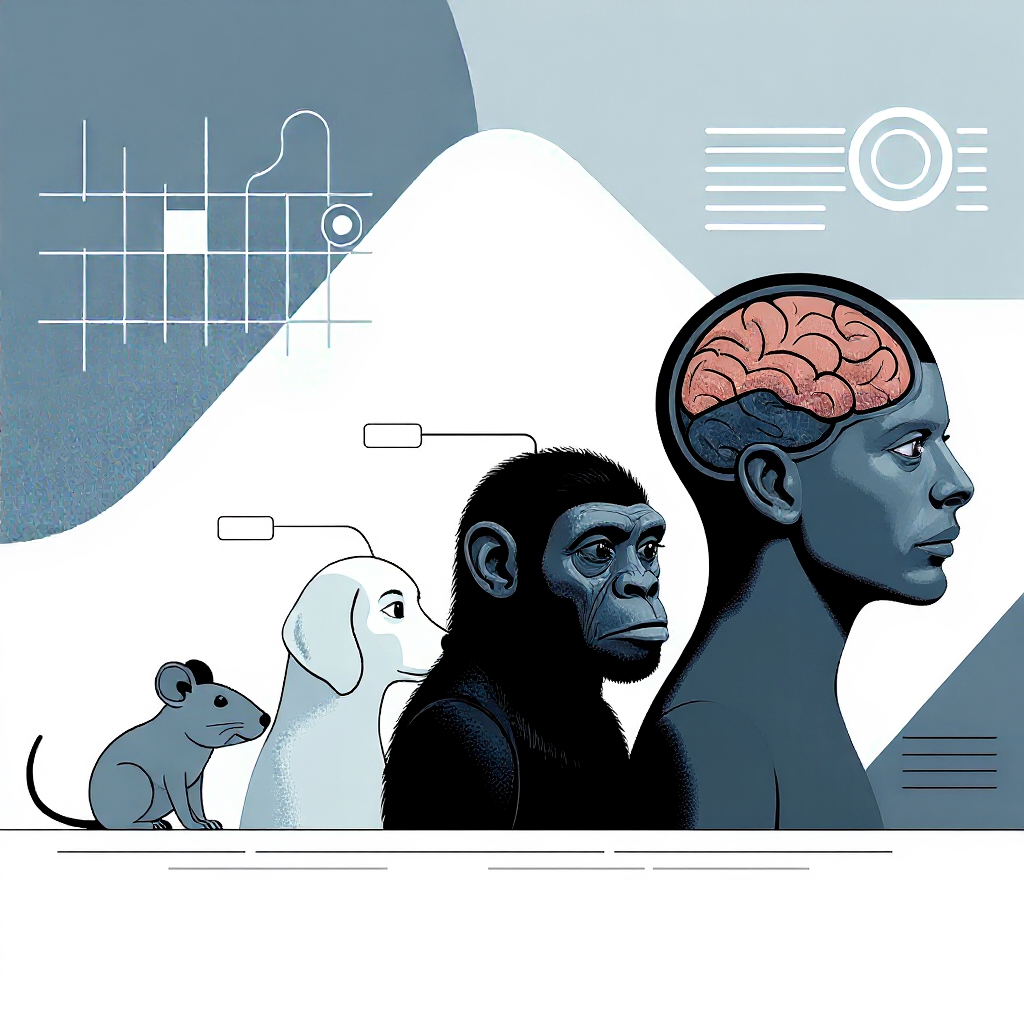 Cross-species EEG translational framework illustrating equivalent sleep and EEG biomarkers from mouse through rat, dog, non-human primate, and human